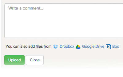 Integration with Google, Dropbox and Box