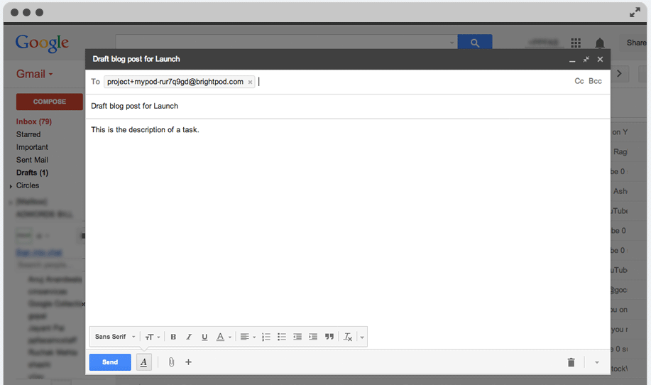 Brightpod Send - Email Integration