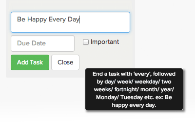 Setup Recurring tasks in Brightpod