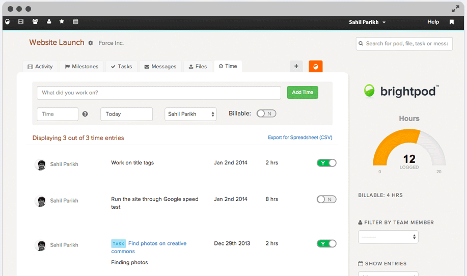 Brightpod is the alternative to LiquidPlanner