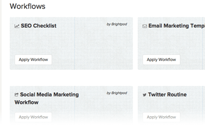Automate workflows