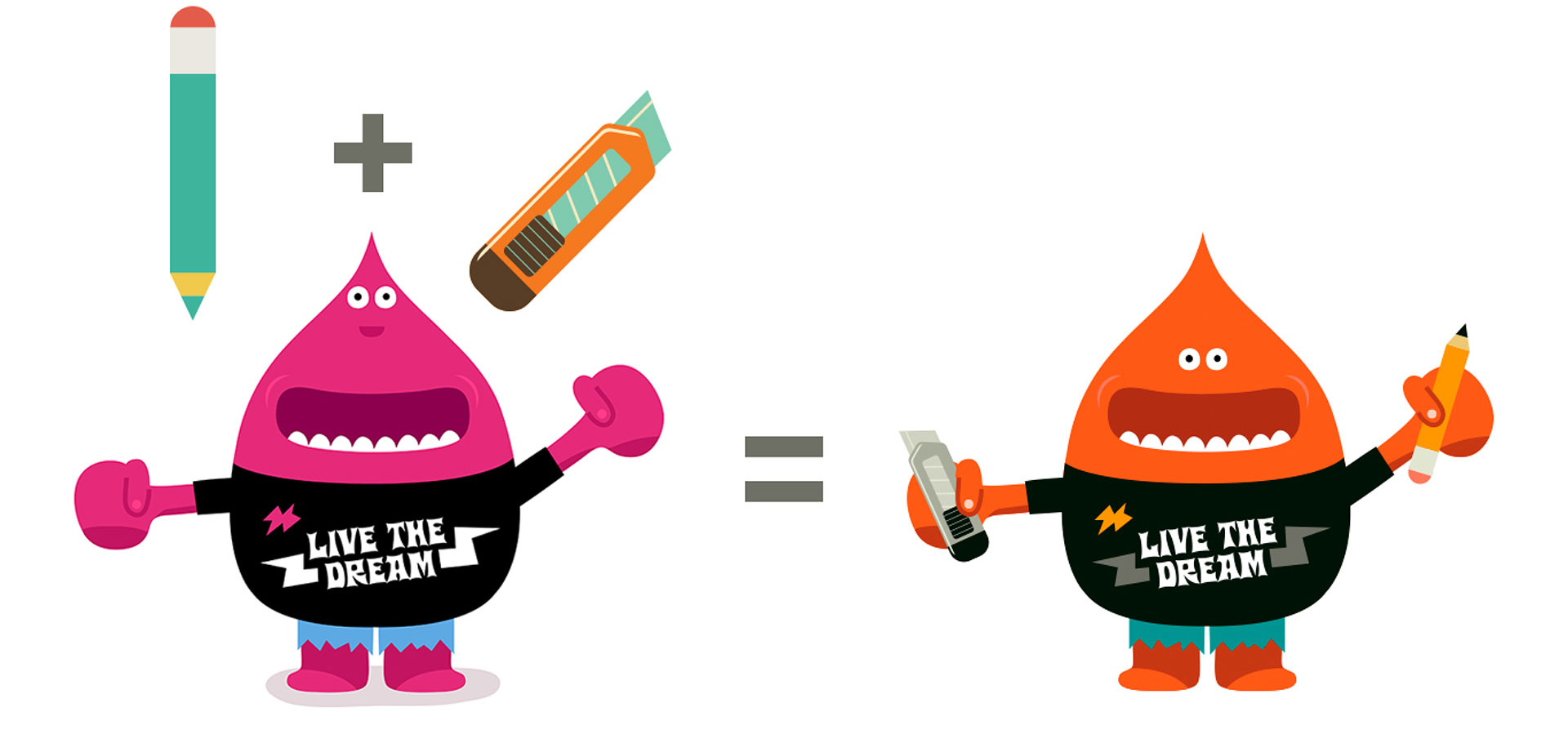 Change colors, and combine icons together