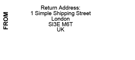 simple merchant return address