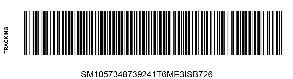 simple merchant tracking barcode