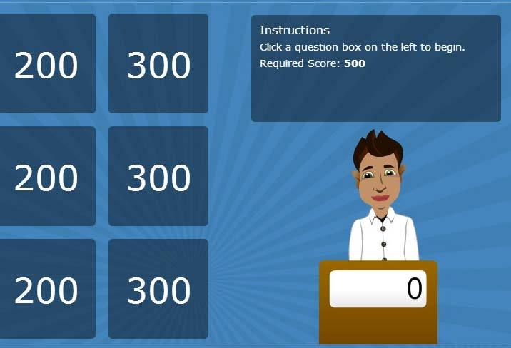 Gameshow Game - SmarterU LMS - Corporate Training Gameshow Game - SmarterU LMS - Corporate Training