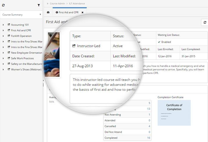 Instructor-Led Dashboard - SmarterU LMS - Corporate Training Instructor-Led Dashboard - SmarterU LMS - Corporate Training