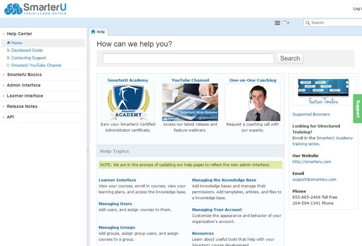 SmarterU Online Help System - SmarterU LMS - Online Training Software SmarterU Online Help System - SmarterU LMS - Online Training Software