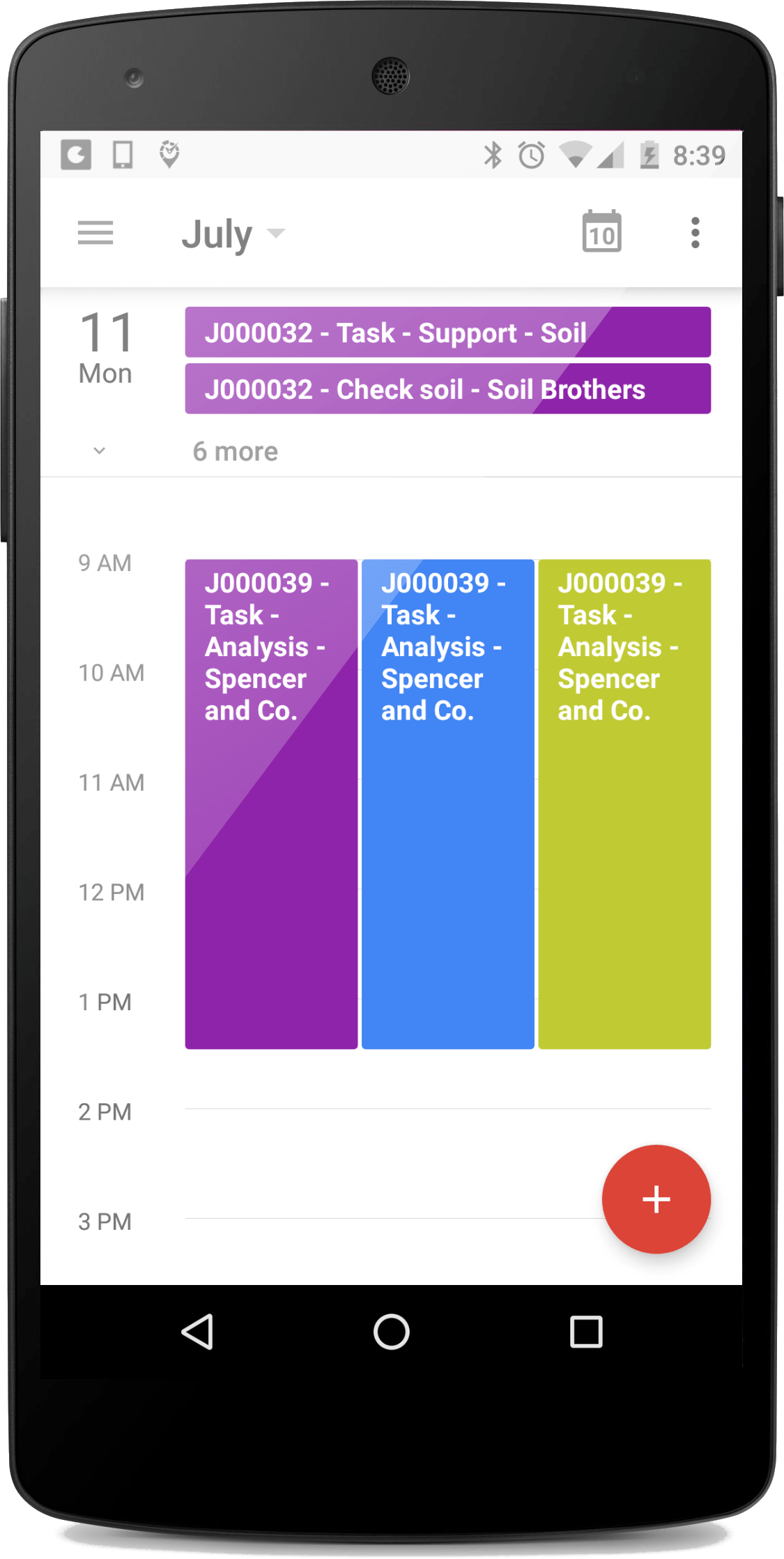 staff scheduling calendar