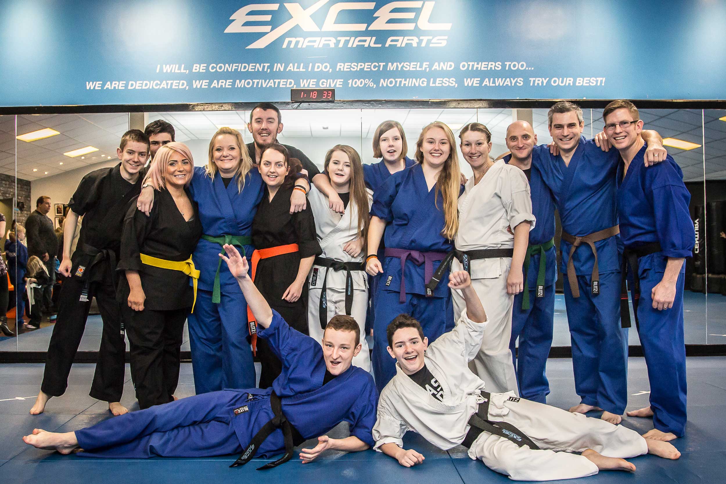 teen and adult karate and kickboxing lessons
