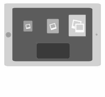 Asset collection gestures