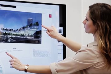 Retail Multitouch Wall