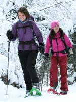 Enjoy snowshoeing based in Chamonix, the French Alps. Image courtesy www.hemsleyphotography.co.uk