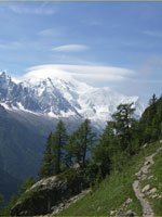 alking and trekking Tour du Mont Blanc, Walker's Haute Route, Chamonix, French Alps