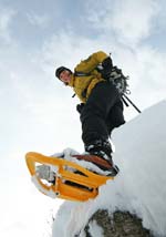 Guided snowshoeing, Chamonix, the French Alps with Mountain Balance