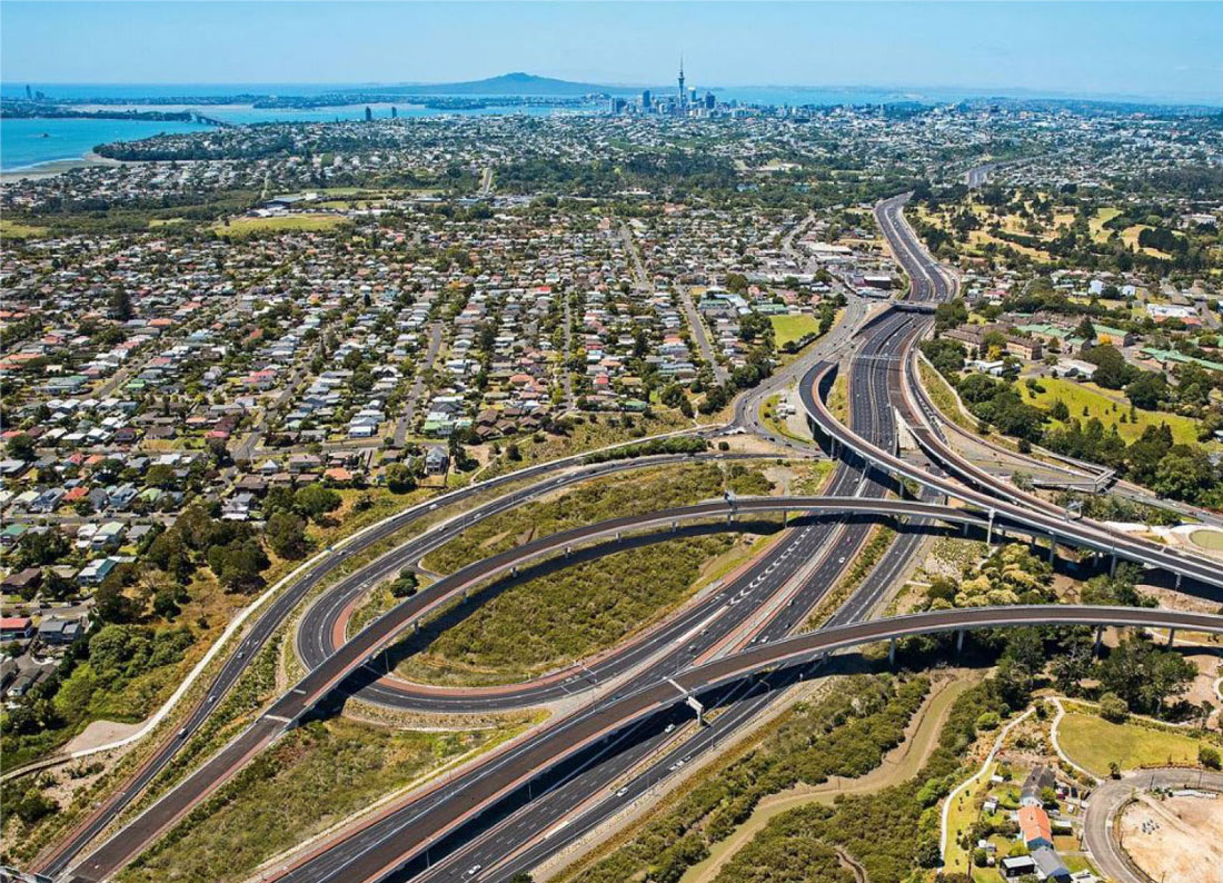 Waterview tunnel junction